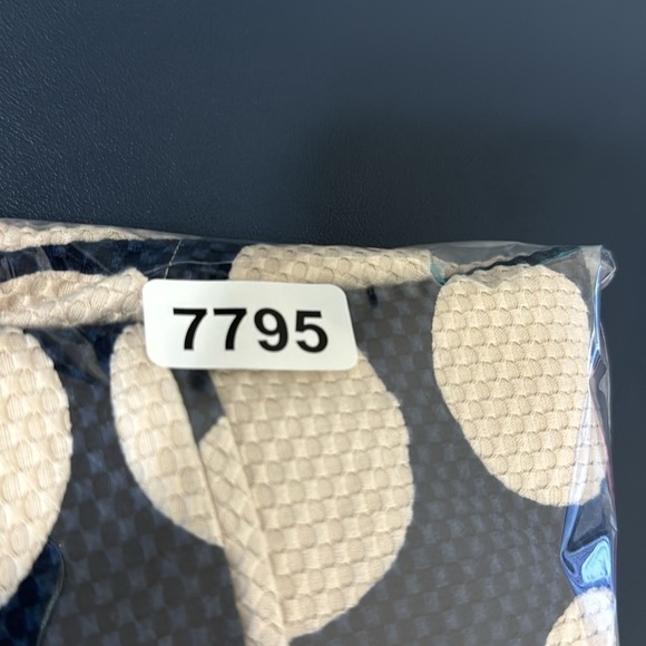 Boden Woven Textured Mini Skirt Women's US 16R Navy Creme Polka Dot EUC Length18 - Picture 11 of 12